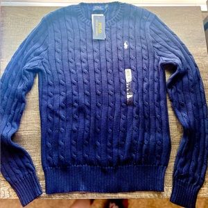 Polo men’s navy blue sweater